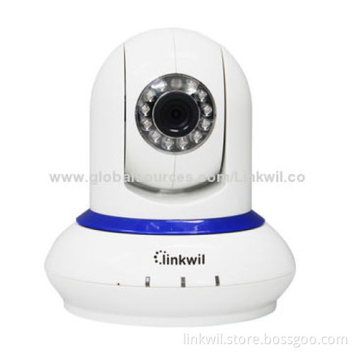 IP camera with 1280x720 pixels, supports onvif, pan, tilt, micro SD card, two way audio